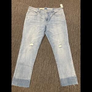 NWT New Anthro Pilco and Letterpress E M girls fit ankle jeans 33